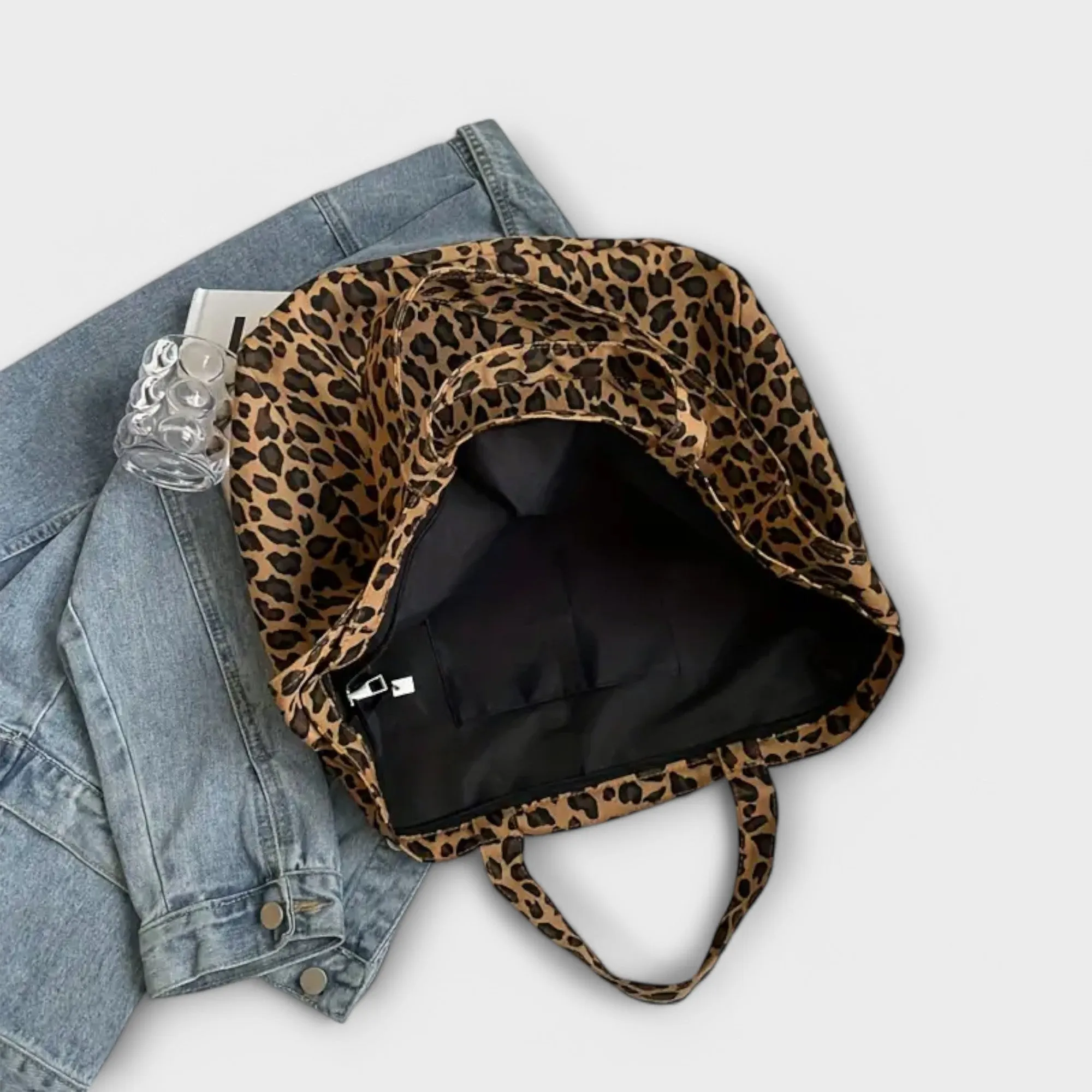Liora - Stylish Leopard Print Tote