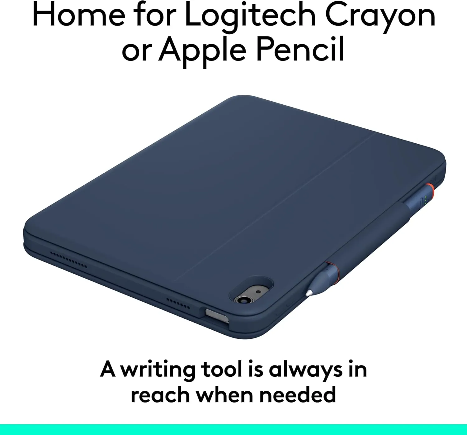 Logitech Rugged Combo 4 for iPad (10th Generation) Protective Keyboard Case with Smart Connector and Durable Spill-Proof Keyboard