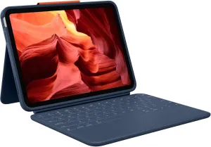 Logitech Rugged Combo 4 for iPad (10th Generation) Protective Keyboard Case with Smart Connector and Durable Spill-Proof Keyboard