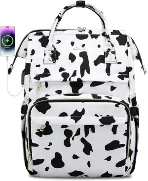 LOVEVOOK Laptop Backpack for Women Teacher Backpacks Nurse Bags,Work Bag Backpack Purse Bag Anti-Theft Travel Backpacks with USB Charging Port,15.6 Inch Backpack for College Business Casual