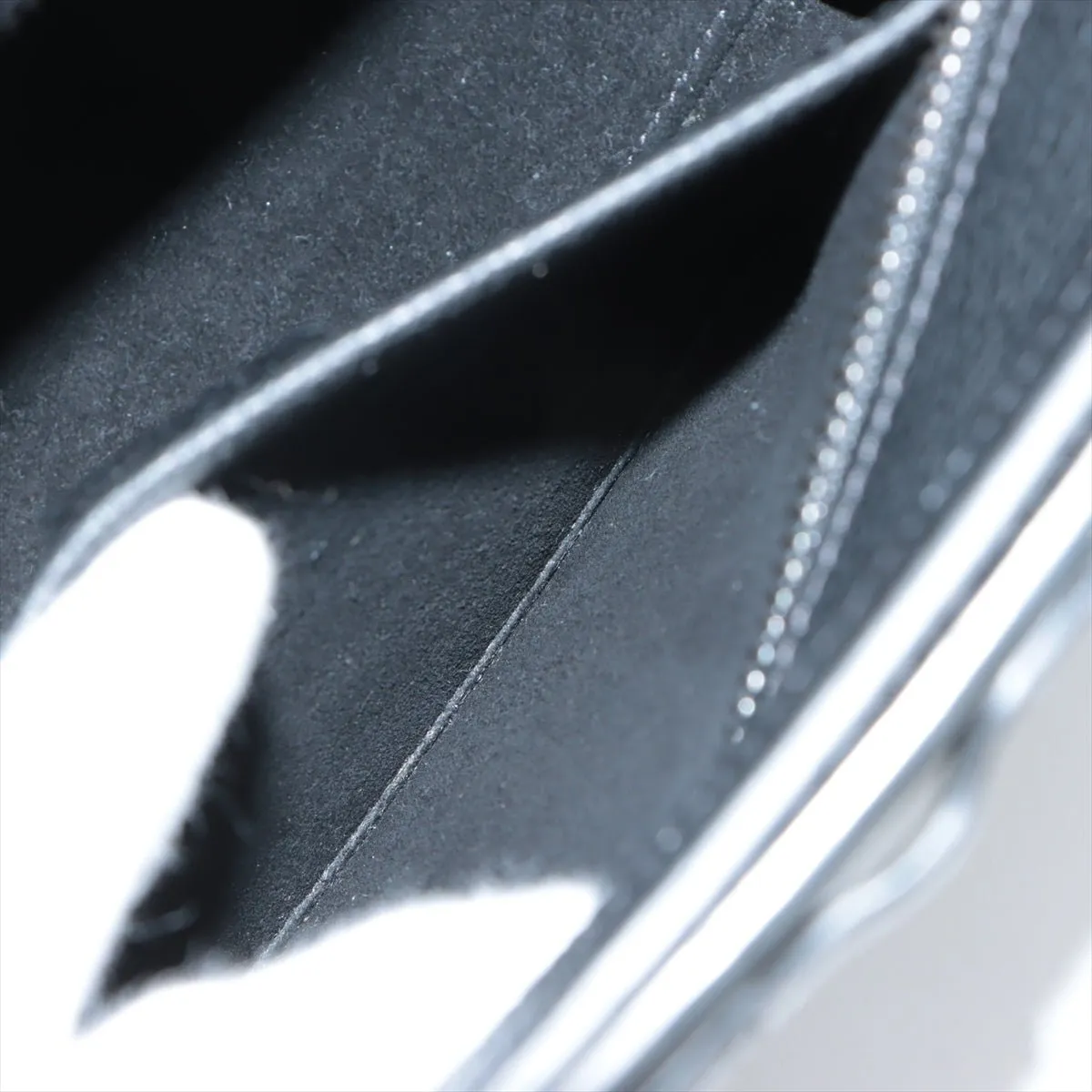 Luggage Nano Leather Tote Bag Black
