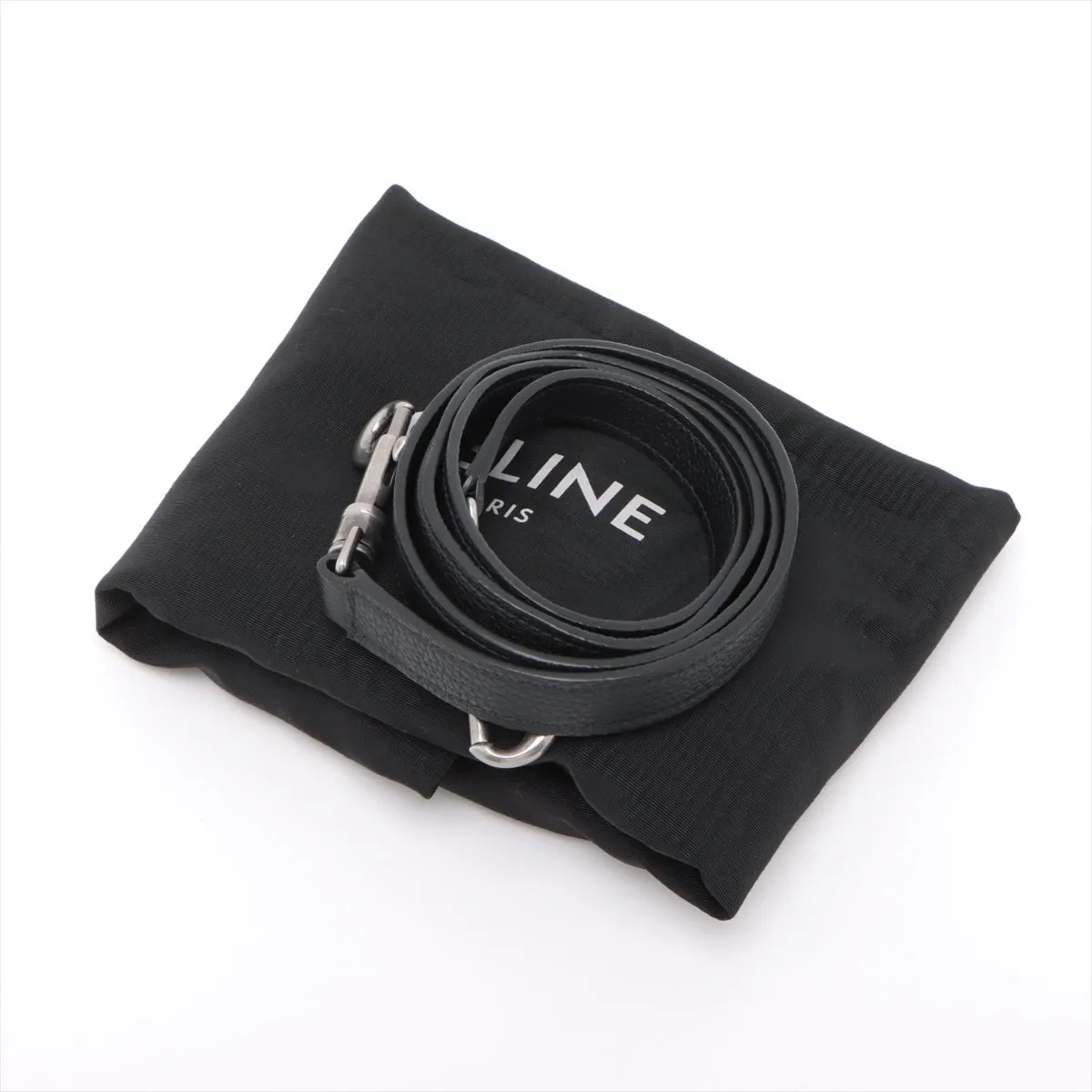 Luggage Nano Leather Tote Bag Black