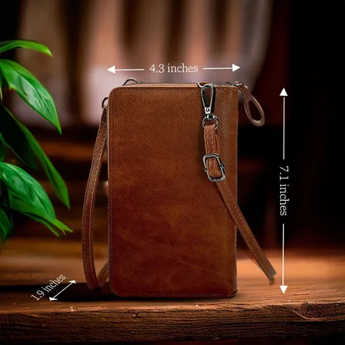 Lunelle’s Petite Journey | Compact Leather Crossbody Bag