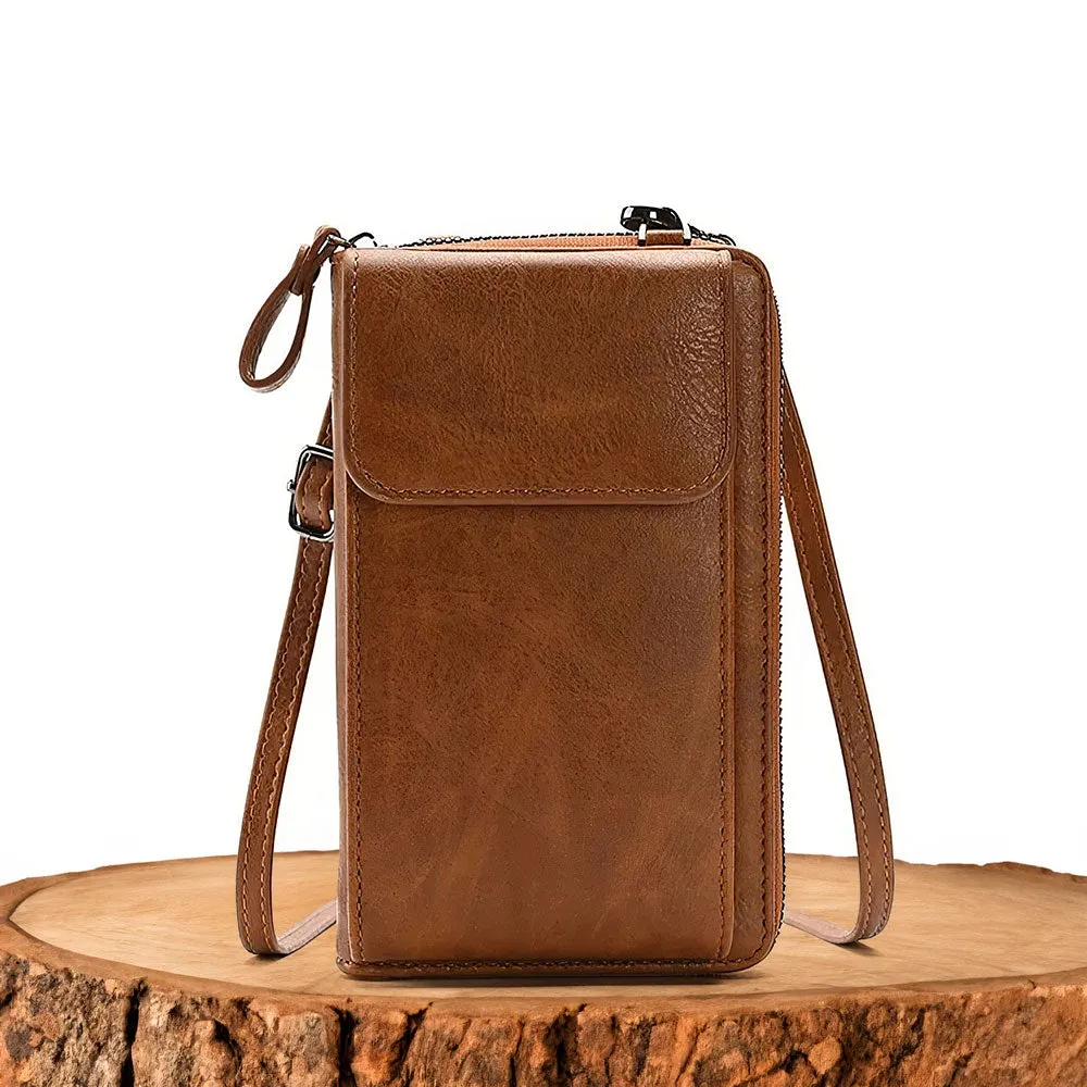Lunelle’s Petite Journey | Compact Leather Crossbody Bag