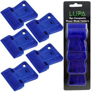 LUPA 5 Piece Composite Razor Blade Holders