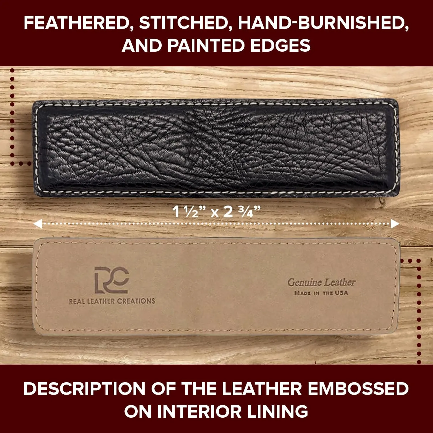 Magnetic Money Clip for Men Genuine Leather Money Clip for Men with 2 Strong Shielded Magnets | Minimalist, Slim Money Clip Holds 12 to 15 Bills