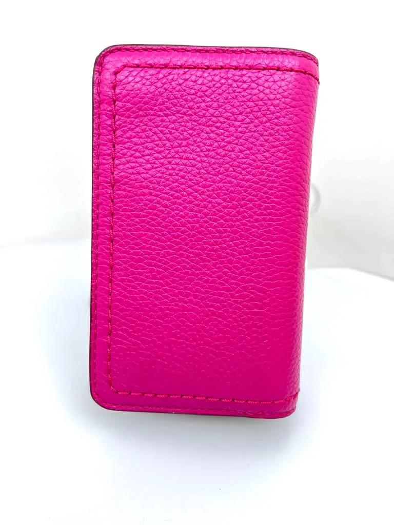 MARC JACOBS LEATHER ZIP BIFOLD WALLET