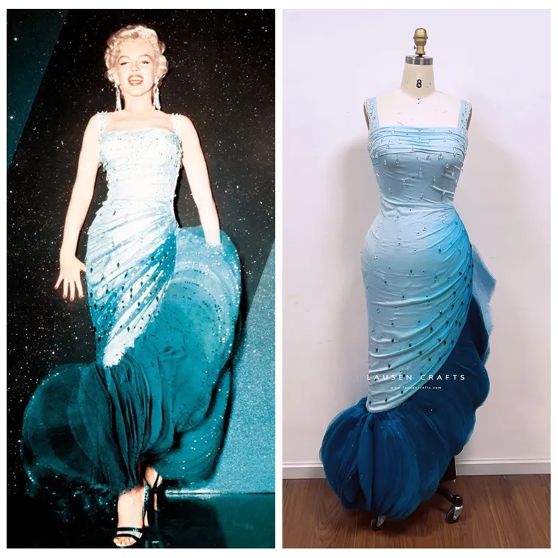 Marilyn Monroe There's No Business Like Show Business Blue Dress