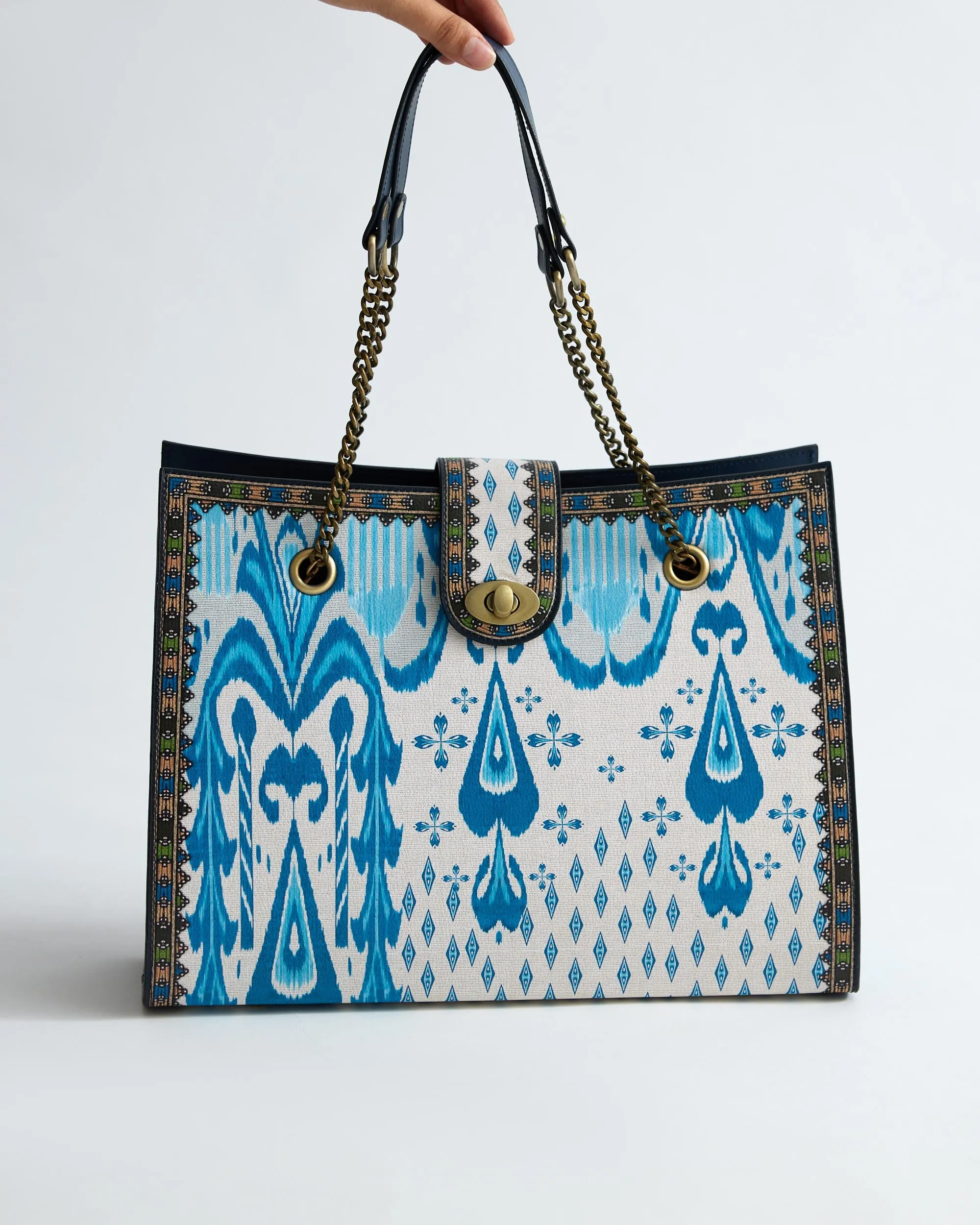 Marrakesh - Tote : Aqua