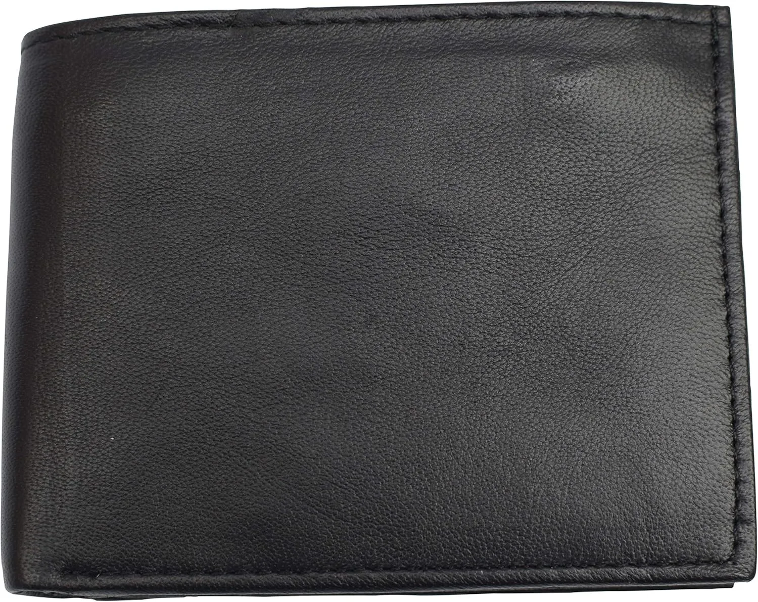 Marshal RFID Leather Mens Wallet Black Bifold Fixed Flip 3