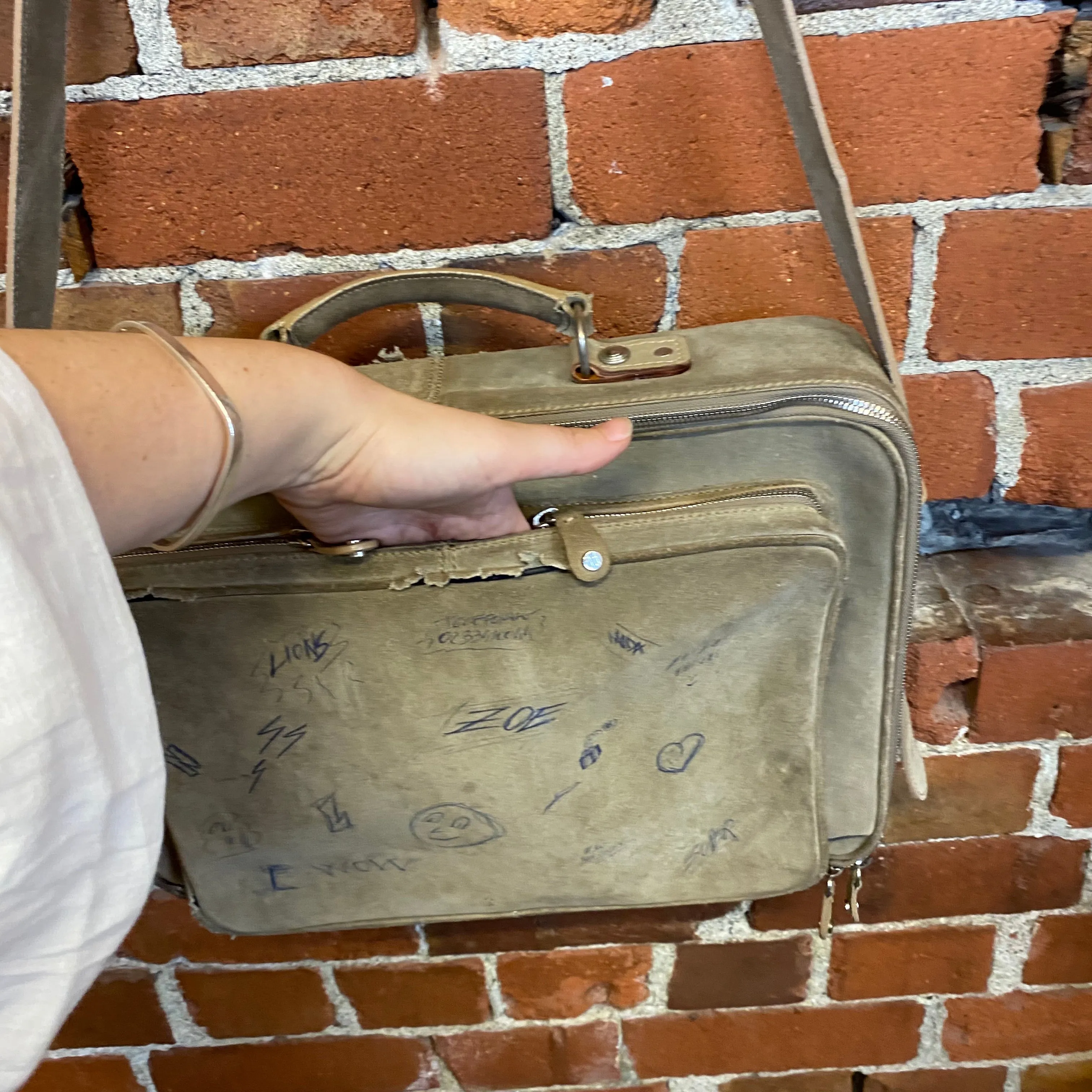 MARTIN MARGIELA “school” leather satchel