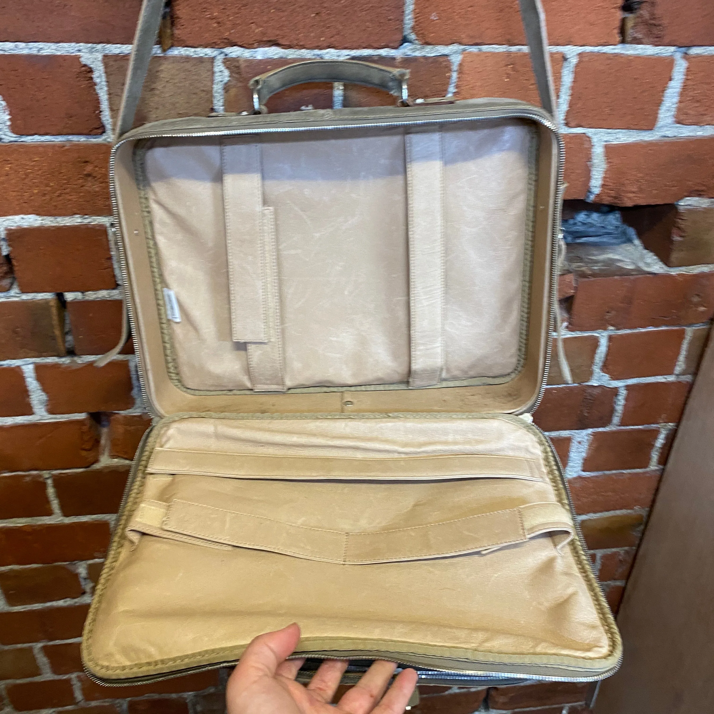 MARTIN MARGIELA “school” leather satchel