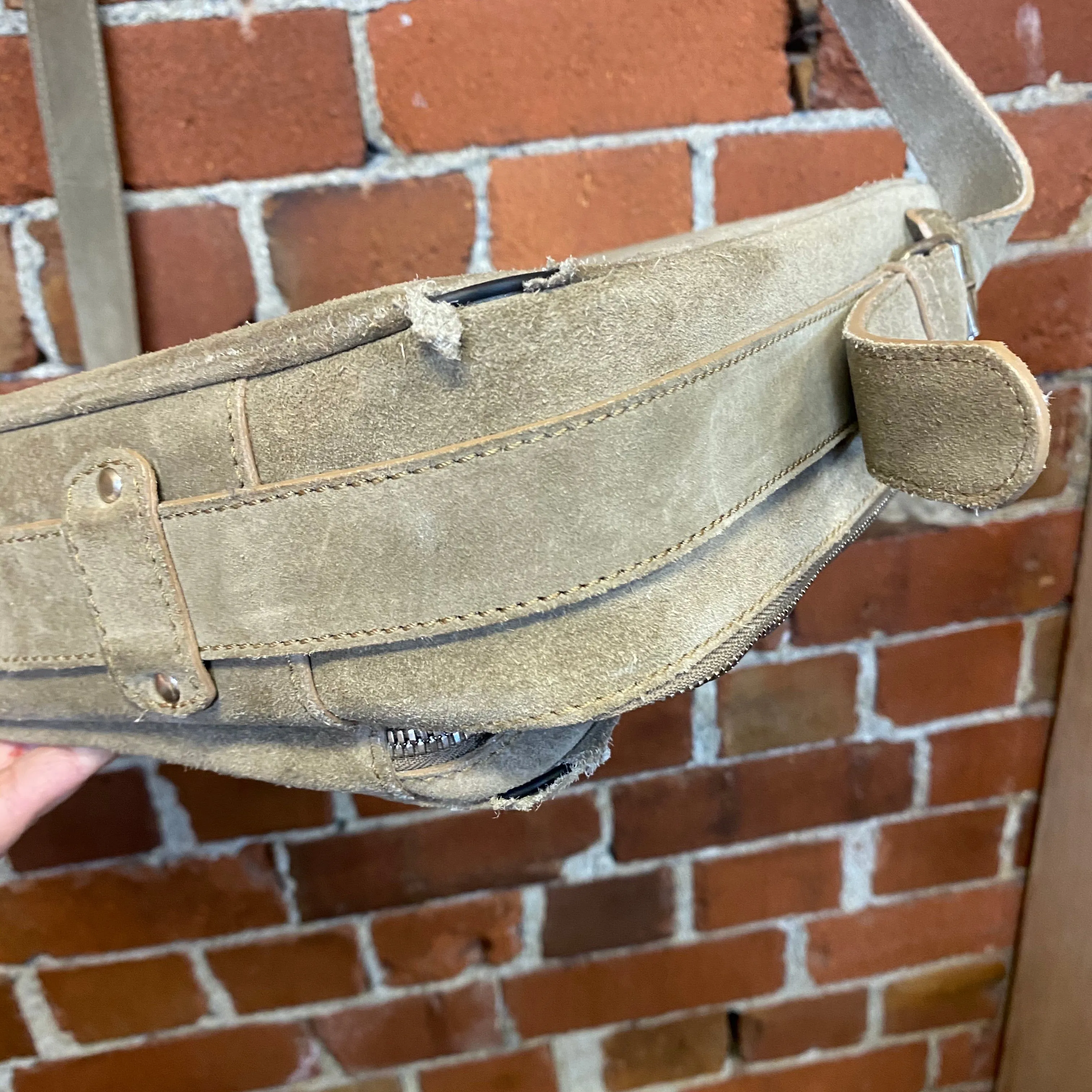 MARTIN MARGIELA “school” leather satchel