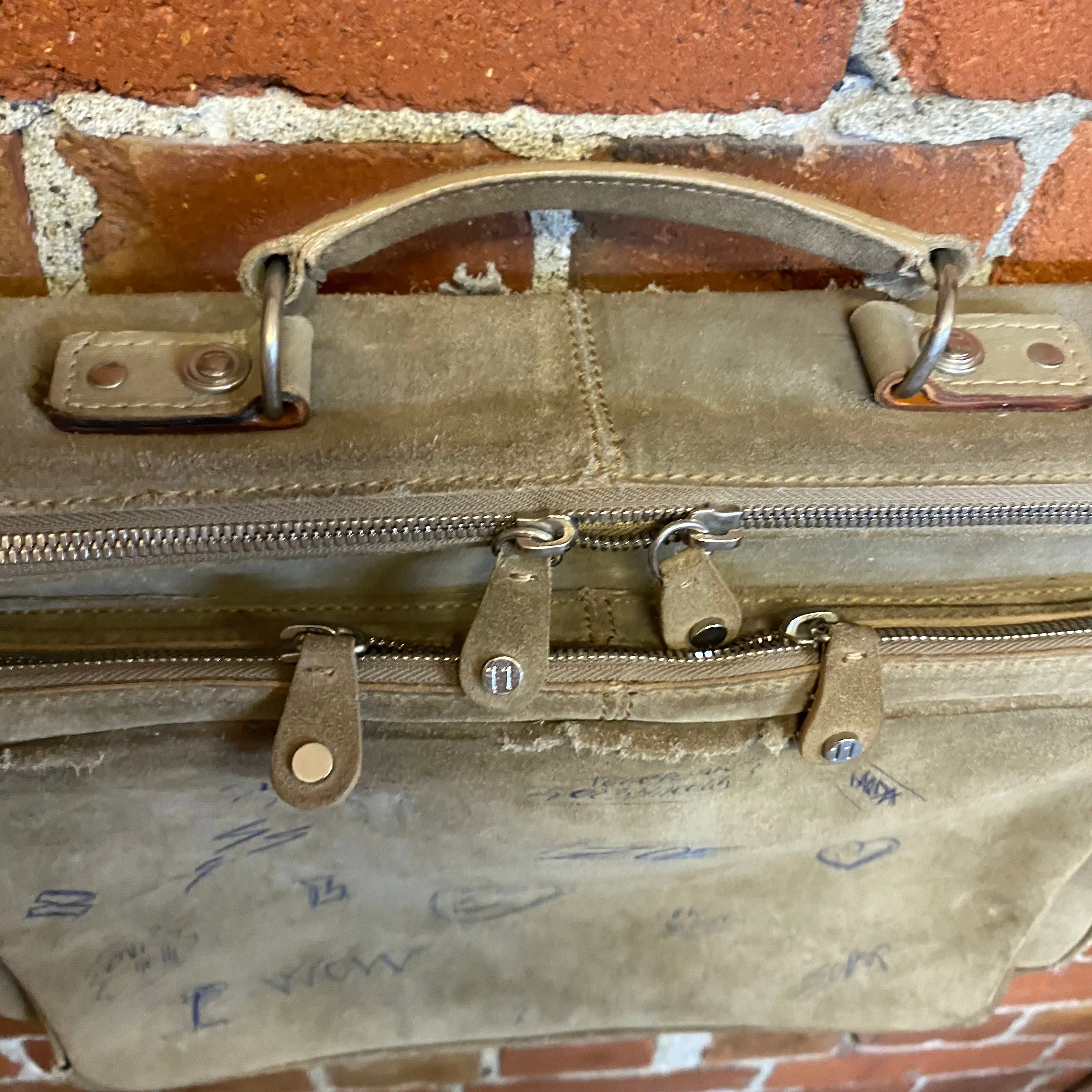 MARTIN MARGIELA “school” leather satchel