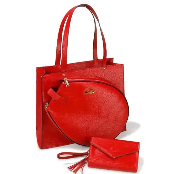MAYA Tennis Tote Red