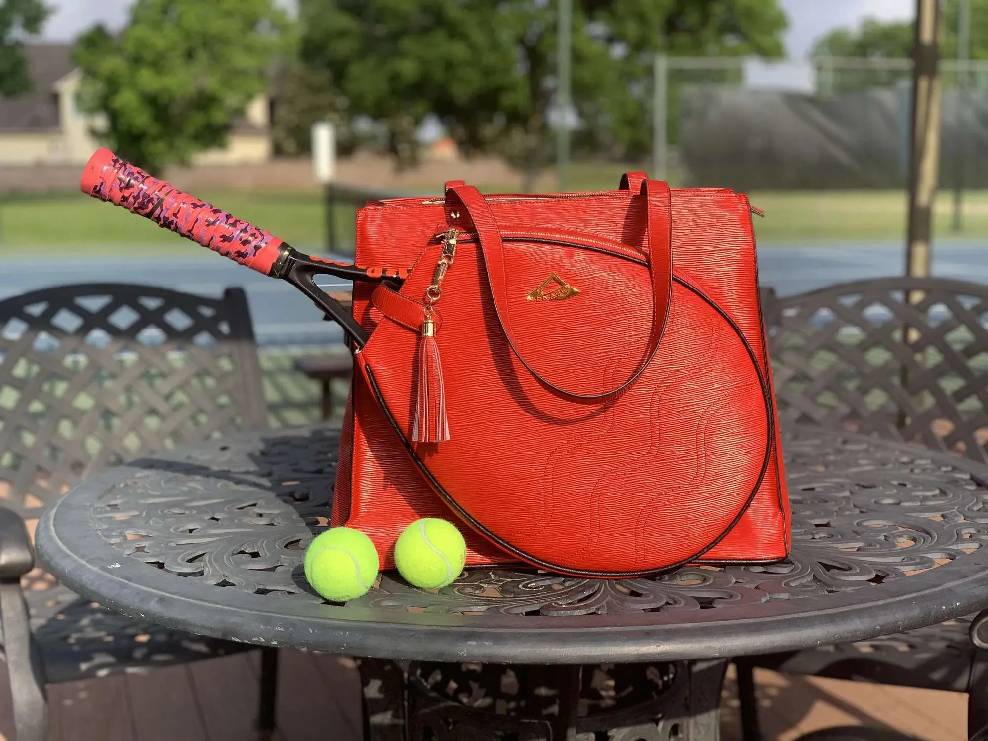 MAYA Tennis Tote Red