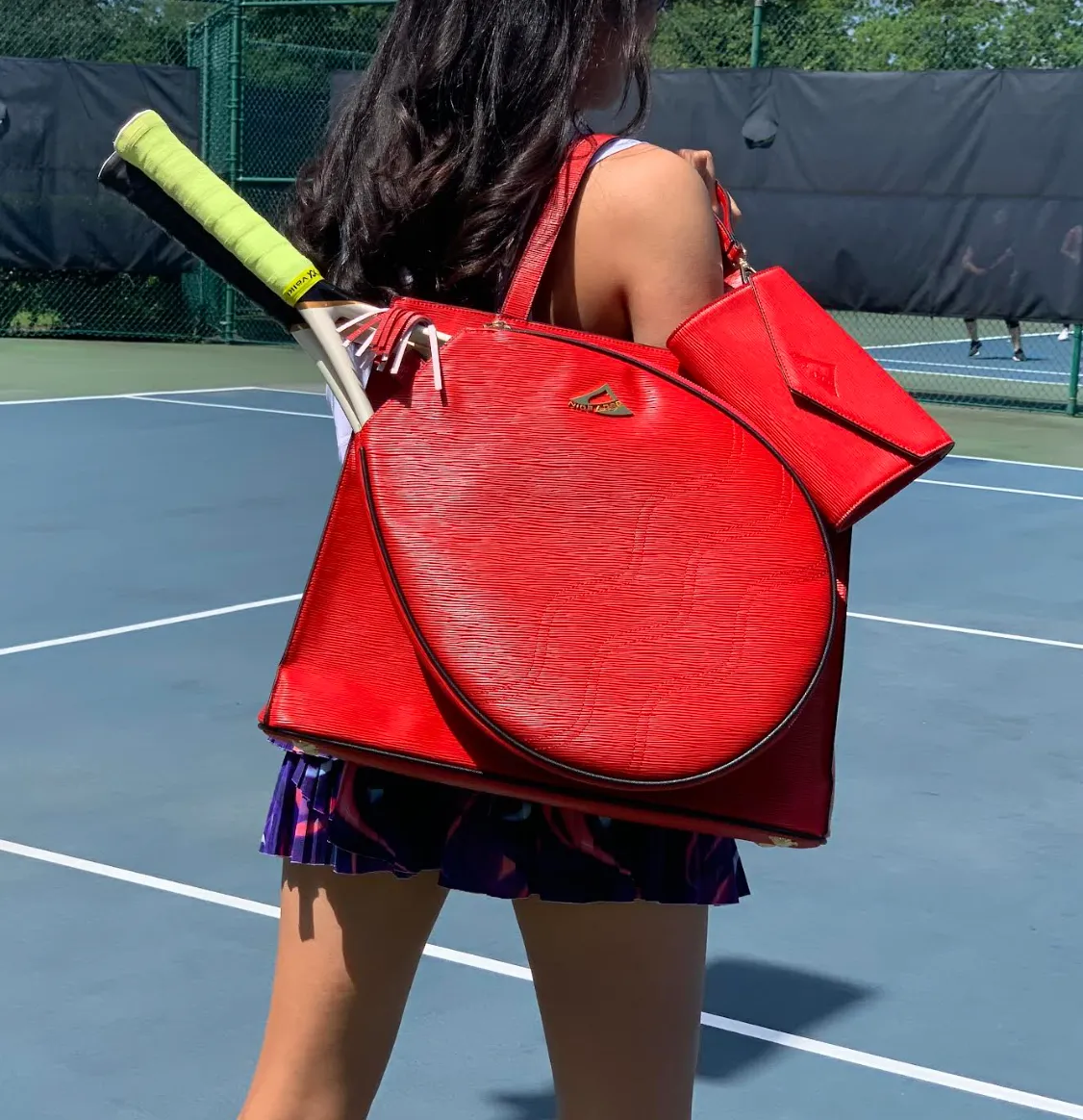 MAYA Tennis Tote Red