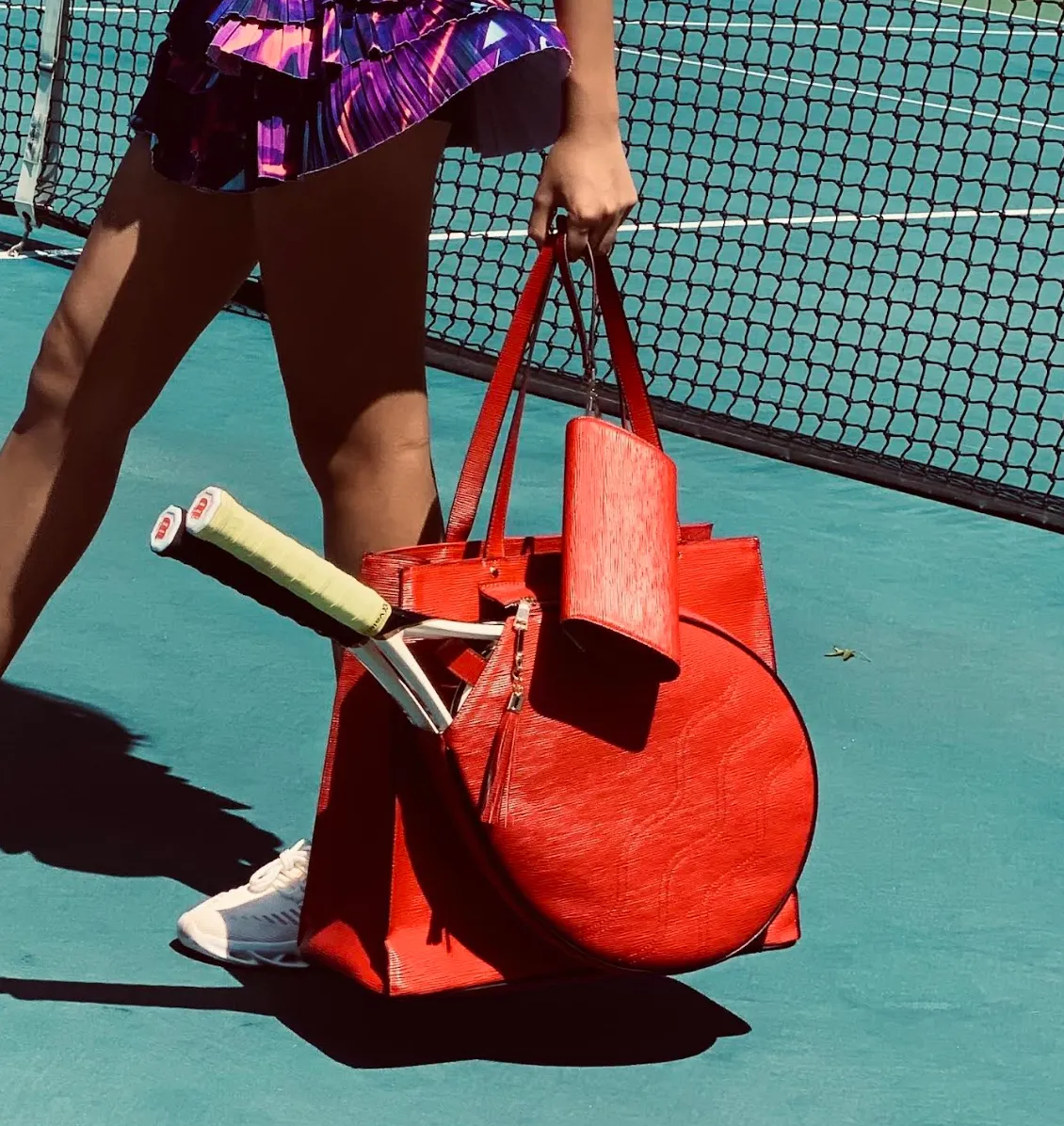 MAYA Tennis Tote Red