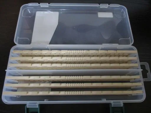 MEIHO Stock Case size 8 with 6 x Rig Holder