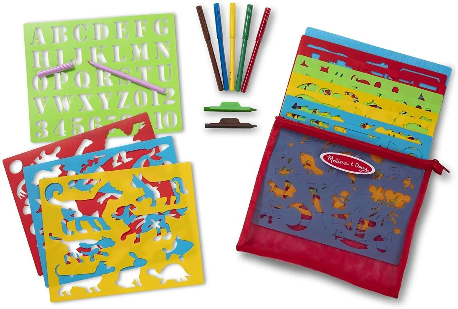 Melissa & Doug 40624 Created by Me! Stencil Art Activity Kit