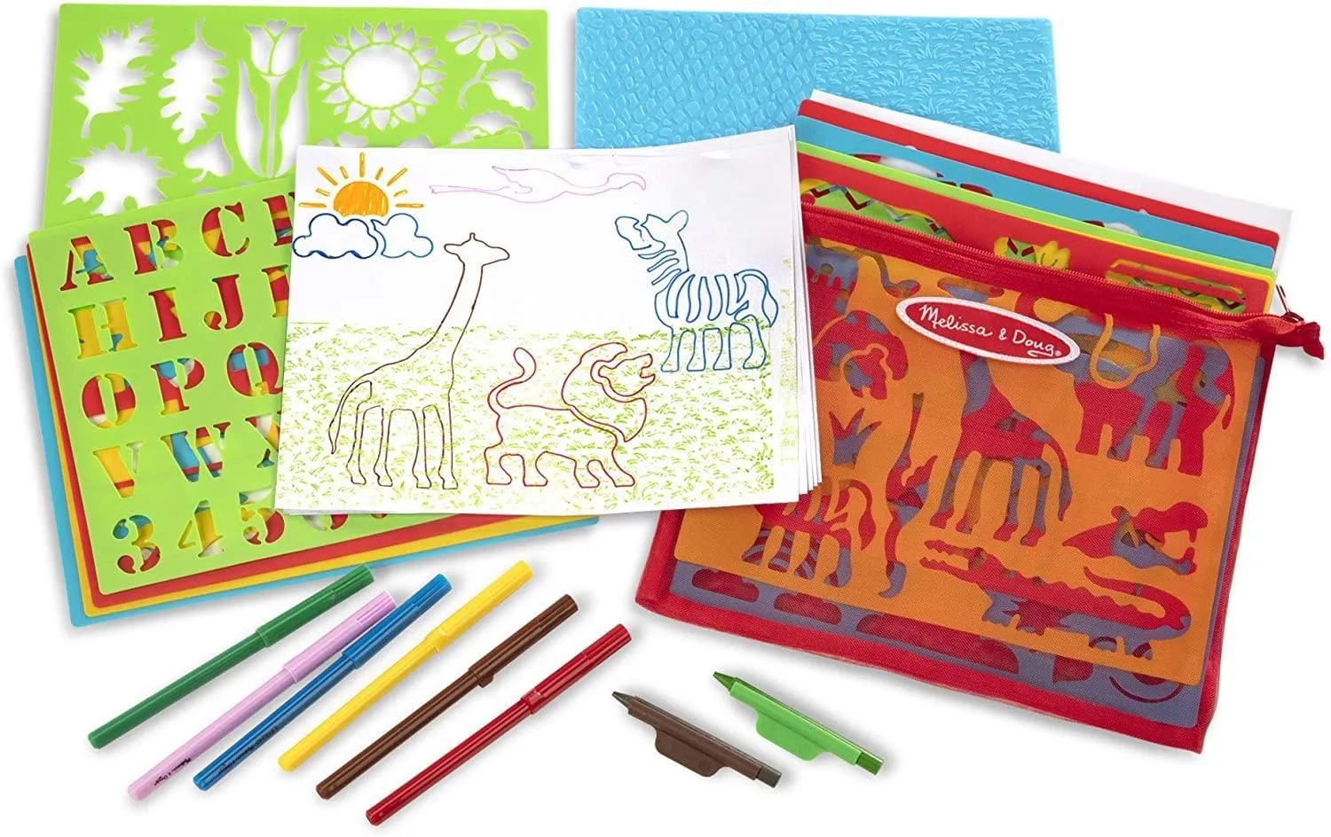 Melissa & Doug 40624 Created by Me! Stencil Art Activity Kit