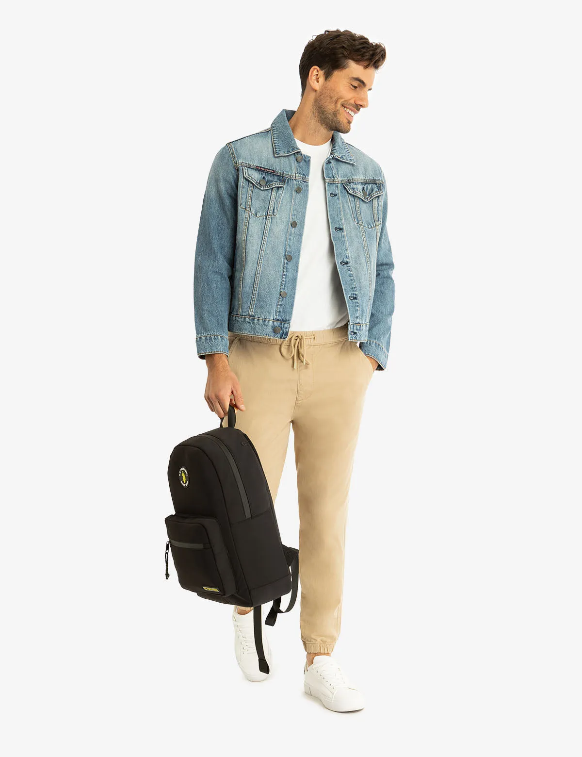 MENS BLACK BACKPACK