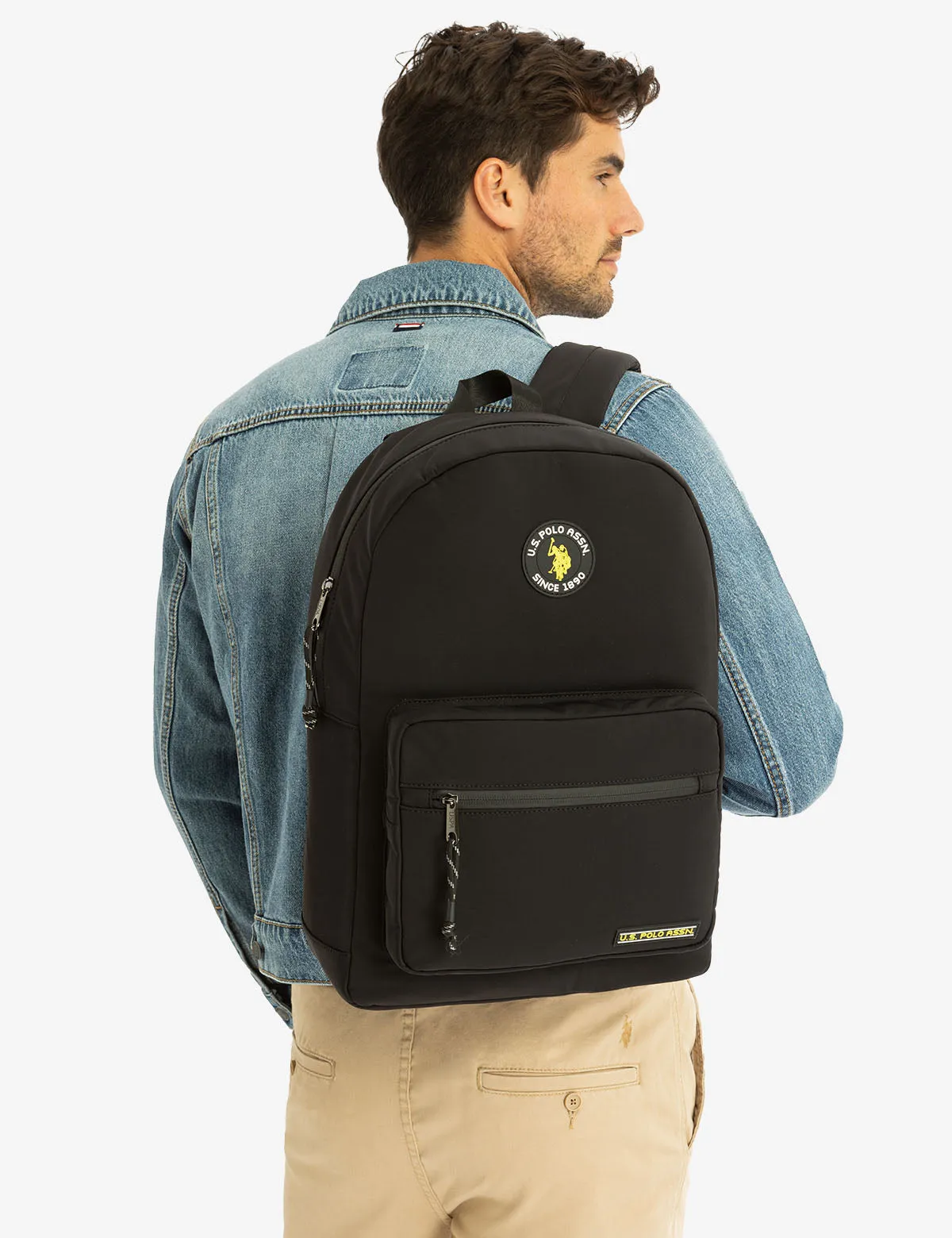 MENS BLACK BACKPACK