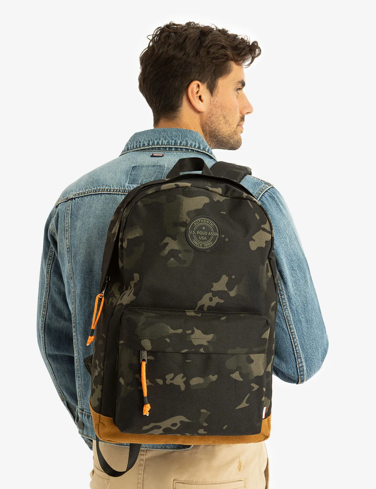 MENS CAMO BACKPACK