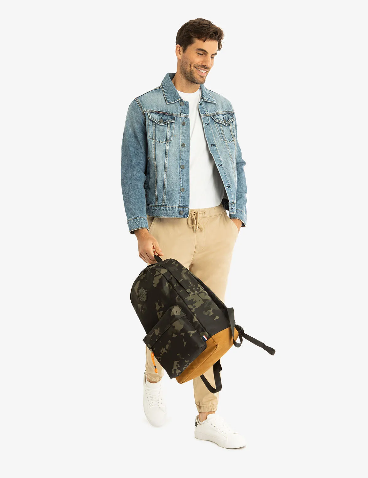 MENS CAMO BACKPACK