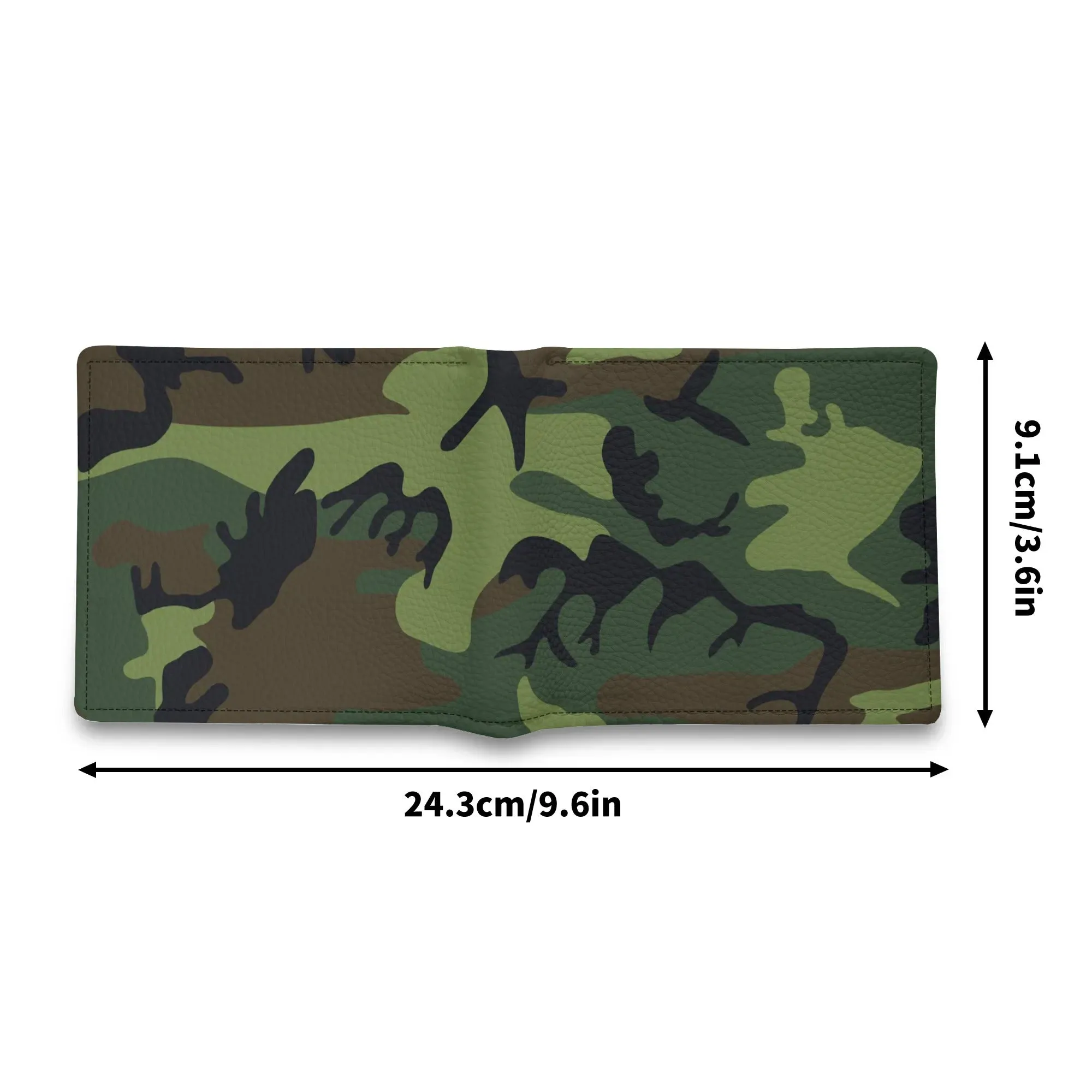 Men's Camouflage PU Leather Bi-fold Wallet