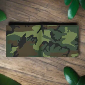 Men's Camouflage PU Leather Bi-fold Wallet