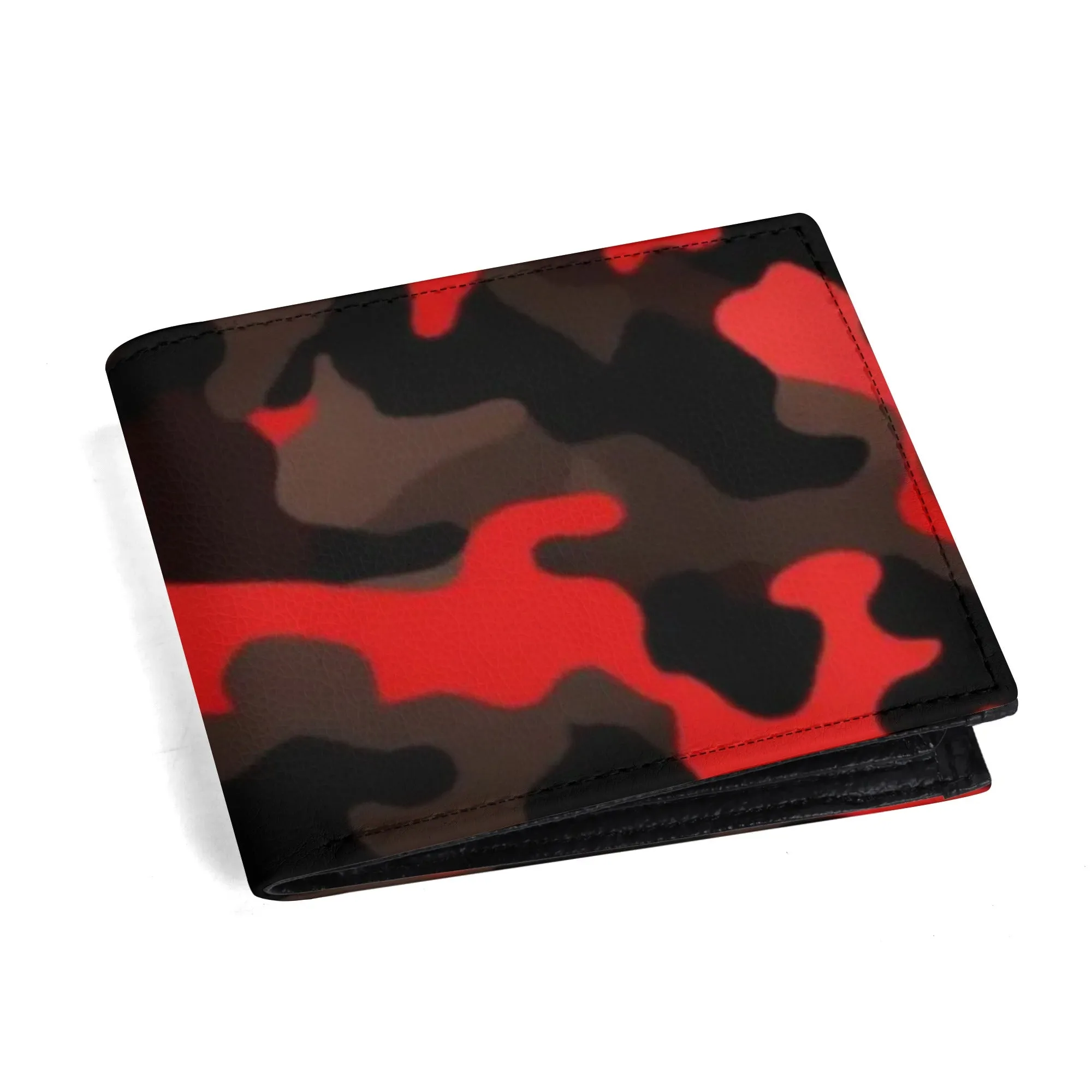 Men's Camouflage PU Leather Bi-fold Wallet