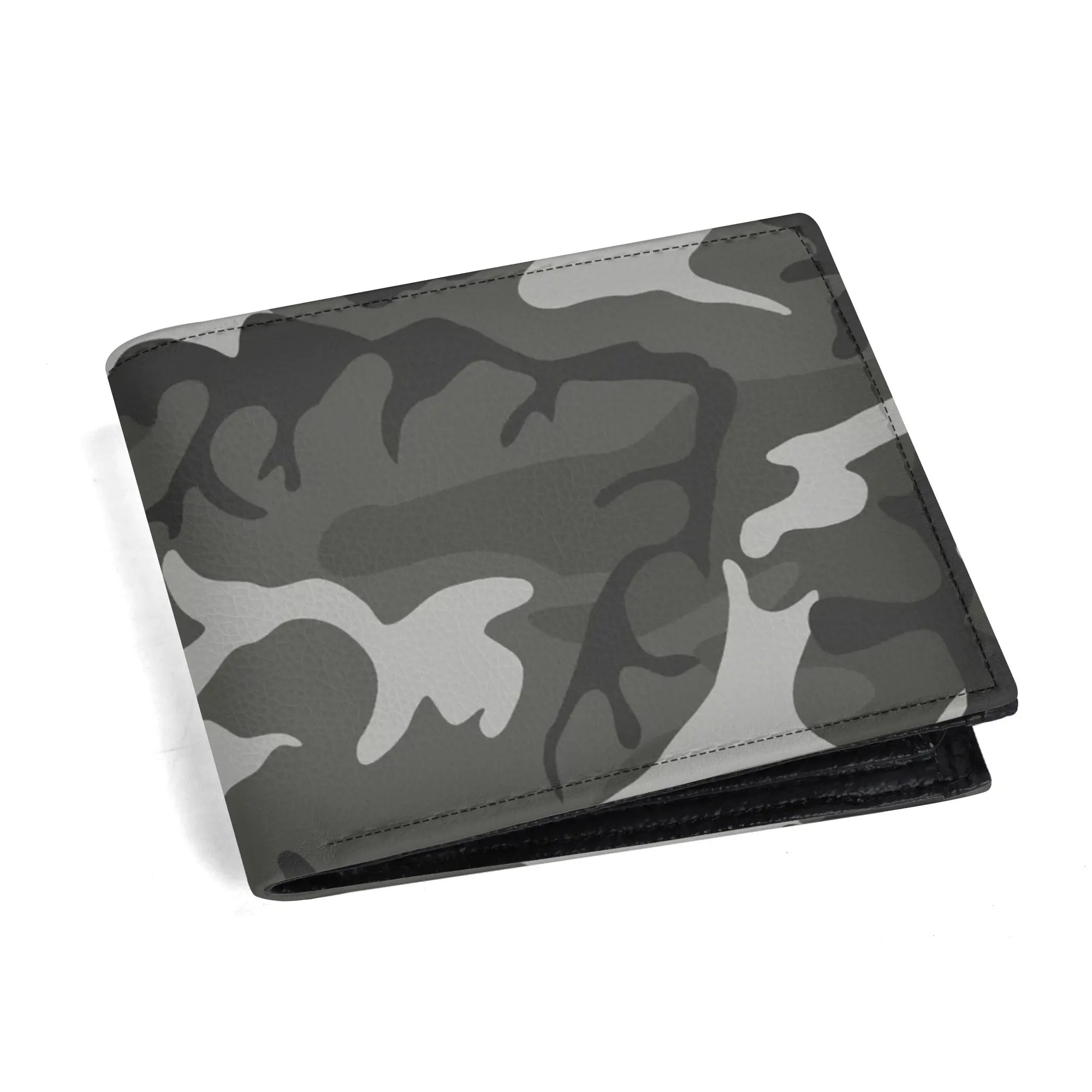 Men's Camouflage PU Leather Bi-fold Wallet