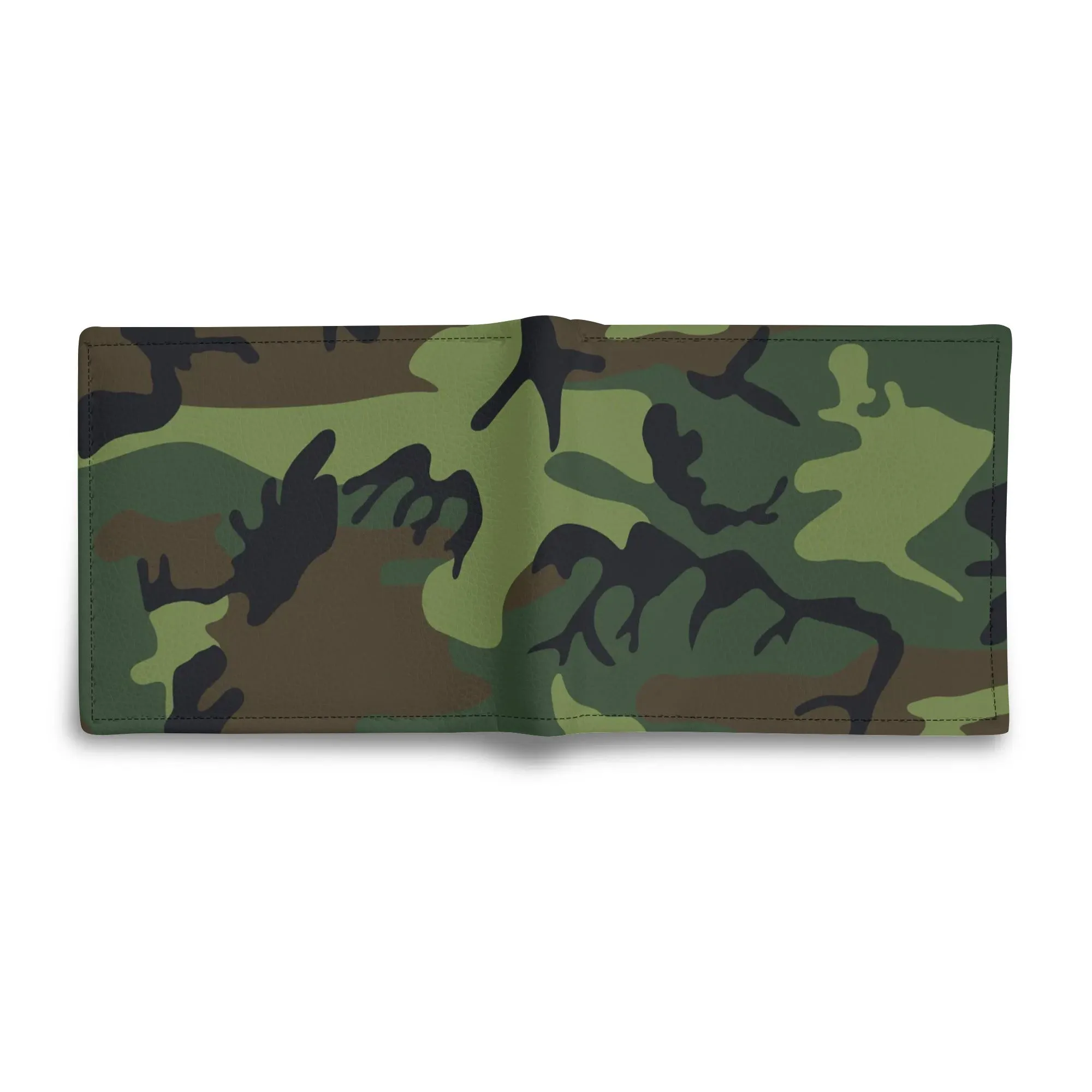 Men's Camouflage PU Leather Bi-fold Wallet