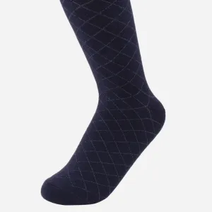 Men’s "DERRICK" Zigzag Cotton Formal Socks