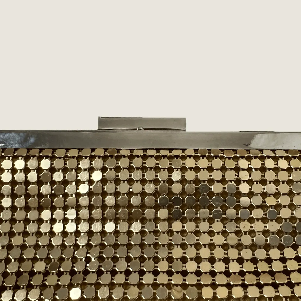 Metal Mesh Gold Retro Bag