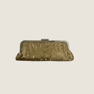 Metal Mesh Gold Retro Bag