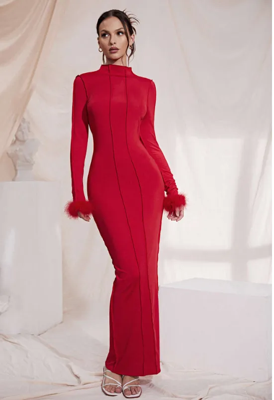 Micas Backless Maxi Dress
