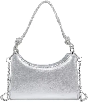 Milisente Clutch Purses For Women Vintage Evening Clutch Bags Formal Shoulder Bag With Rhinestone Handle