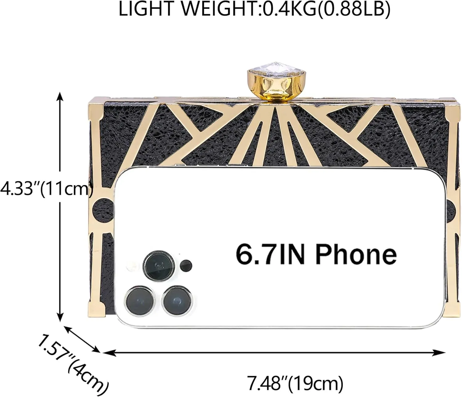 Milisente Gold Clutch Purses For Women Metallic Bridal Evening Clutch Bags Evening Formal Handbags