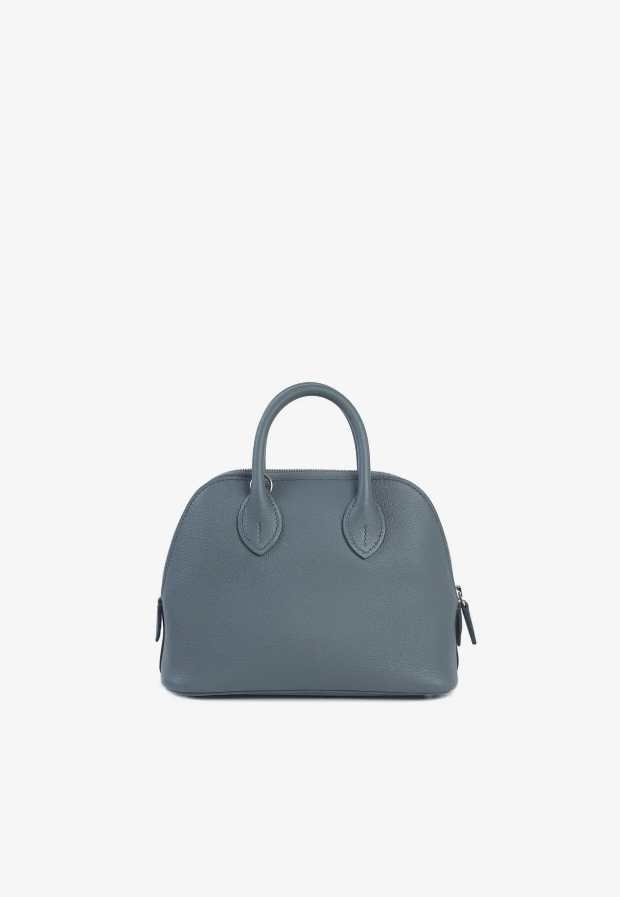 Mini Bolide 1923 in Vert Amande Evercolor Leather with Palladium Hardware