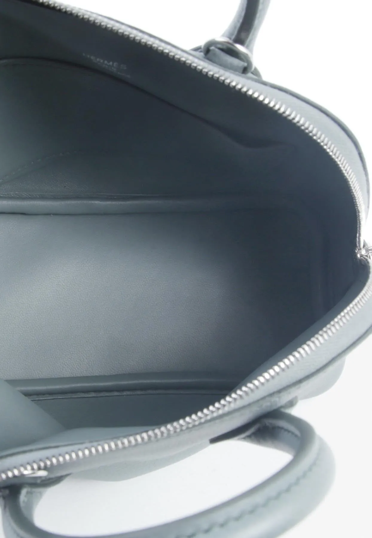 Mini Bolide 1923 in Vert Amande Evercolor Leather with Palladium Hardware