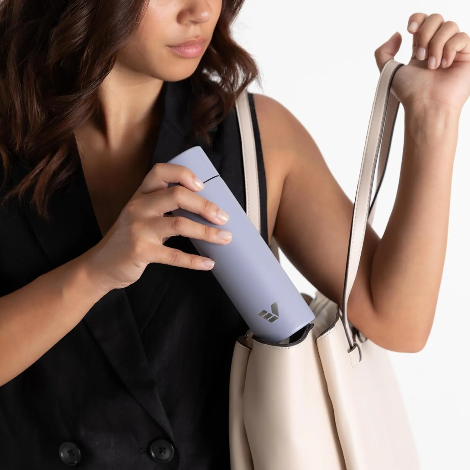 Mini Stainless Steel Water Bottle 14oz - Non-insulated | Designed for Bags | Slim, Ultra Lightweight & Stylish – Lilac