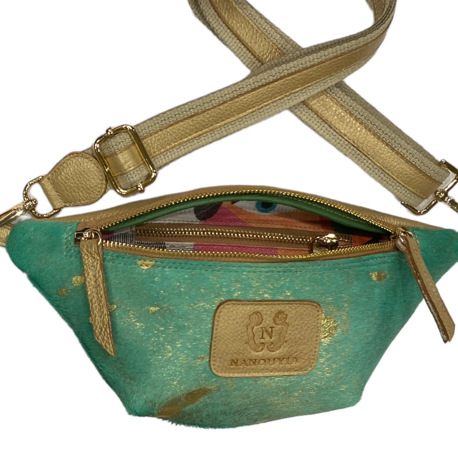 MINI.TIFFANY CALF-HAIR LUXURY BELT BAG