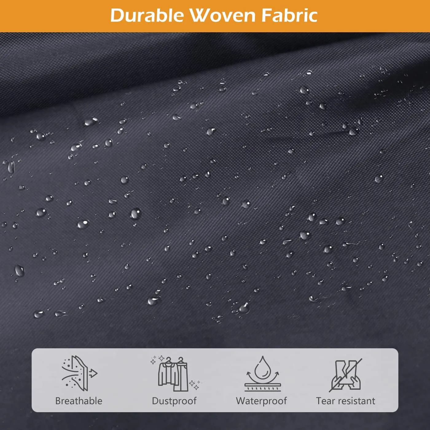 MISSLO 65" Long Garment Bags for Travel Dress Bags Wedding Dress Cover Waterproof Clothing Bags Storage Traveling Clothes Protector for Closet Wardrobe Bags 2 Packs for Gowns, Tuxedos, Coats, Black
