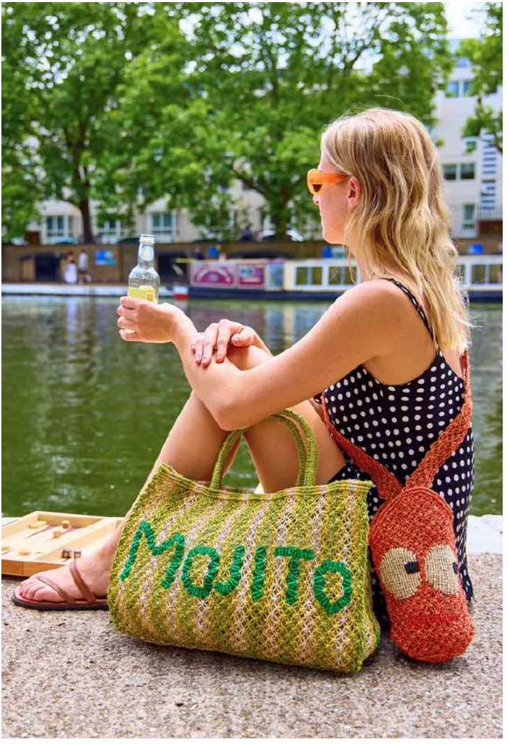MOJITO BAG SMALL - LIME/YELLOW/NATURAL/GREEN - THE JACKSONS