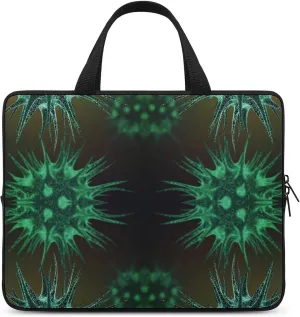 Molecules of The Virus Laptop Sleeve Bag Computer Protective Carrying Case Cover with Handle for Travel Work 10inch