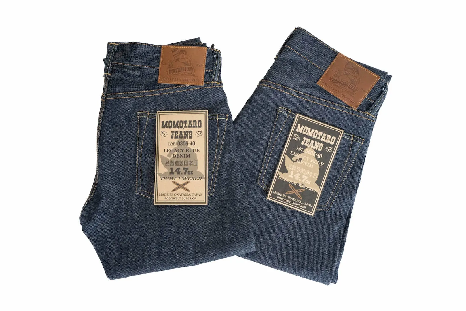 Momotaro 14.7oz 'Legacy Blue' 0306-40 Denim (Slim Tapered fit)