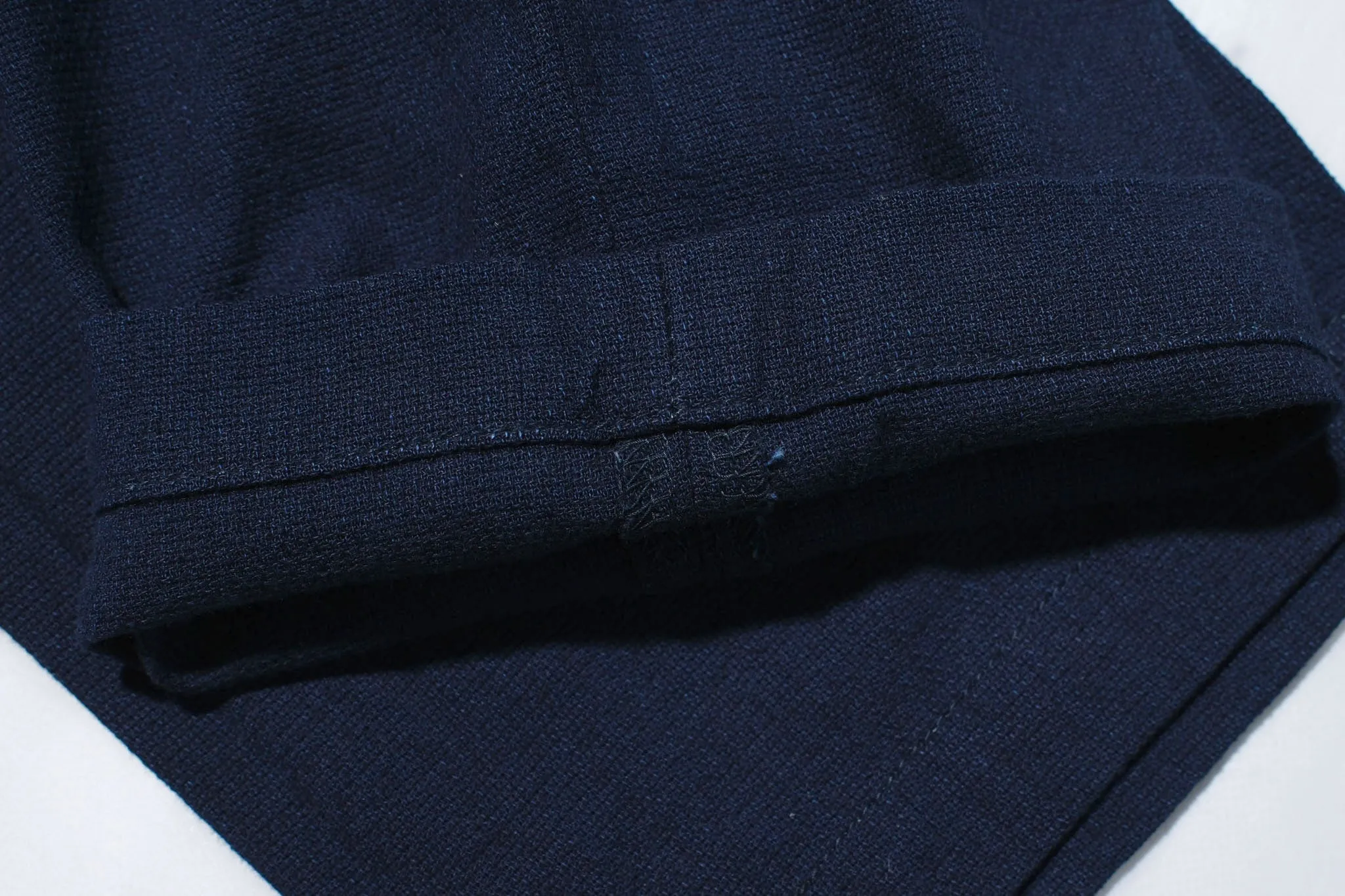 Momotaro Lightweight Dobby 'All-Seasons' Easy Pants (Indigo)