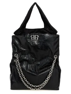 Monaco Logo Detail Chain
  Shoulder Bag